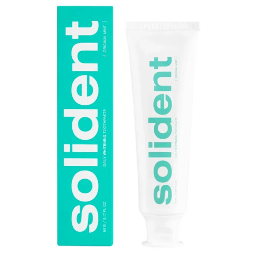 Щоденна відбілювальна зубна паста Solident Original Mint / М’ята 90 г